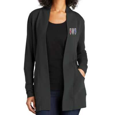 Brown & Wood - Ladies Microterry Cardigan Thumbnail