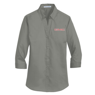 Brown & Wood - Ladies 3/4 Sleeve SuperPro ™ Twill Shirt Thumbnail